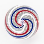 4th of July Red White and Blue Swirl